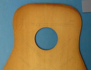 Vintage 1940 ' s - 1960 ' s MARTIN D - 18 GUITAR Factory Spruce TOP - NOS Luthier Part 5