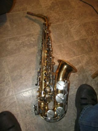 Vintage Vito Japan Alto Saxophone As Parts Or Restoration
