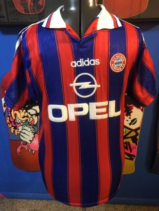 Bayern Munich Home Football Soccer Shirt Jersey Adidas Vintage 90’s