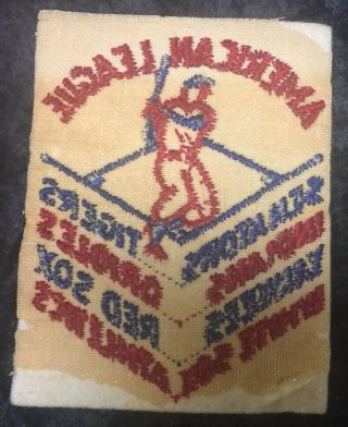 Vintage Pre 1961 American League Baseball Patch Senators Indians Yankees Sox 3