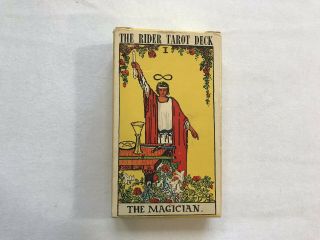 Vintage 1971 The Rider Waite Tarot Deck Complete 78 Card No Barcode