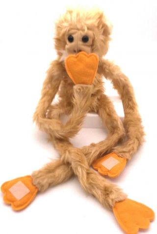 Vintage Furry Union Toy Hand Slit Puppet Monkey Ape Chimpanzee 36 " Large Plush