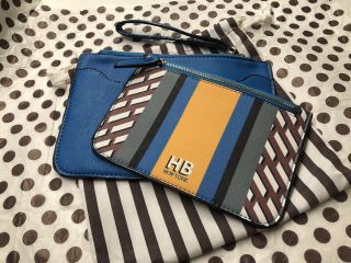 Henri Bendel West 57th Sport Graphic Kangaroo Pouch Rare Vintage,  Duater 2