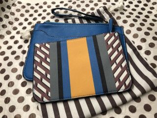 Henri Bendel West 57th Sport Graphic Kangaroo Pouch Rare Vintage,  Duater 3
