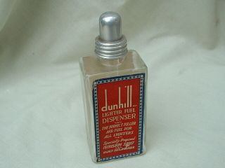 A Rare Vintage Dunhill Lighter Fuel Dispenser / Bottle.  Empty.