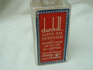 A rare vintage Dunhill Lighter Fuel dispenser / bottle.  Empty. 2