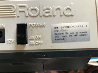 vintage Roland TR - 707 drum machine rhythm composer 2