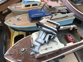 K&o Toy Outboard Boat Motor 1959 Evinrude Lark 35 Hp Antique Vintage Estate Find