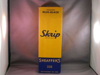 Sheaffer Vintage Permanent Blue - Black Bottled Ink - 32oz Bottle