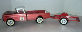 Vintage Nylint Ford Speedway Special Pickup Truck & Trailer