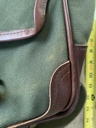 Duluth Pack Green Canvas Leather Metal Duffle Bag Vintage Quality Made In USA 7