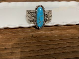 Sterling Silver And Turquoise Vintage Jewelry