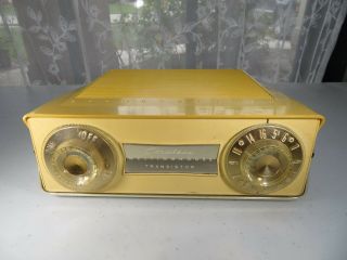 Vintage Westinghouse Radio Transistor Cordless portable Mid Century deco 2