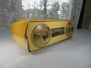 Vintage Westinghouse Radio Transistor Cordless portable Mid Century deco 3