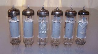 6 Vintage Telefunken El84 6bq5 Tubes - -