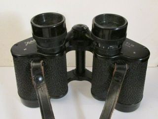 Vintage Habicht Austria Binoculars.  Swarovski Lense / Orig.  Leather Case 8x30 Nr