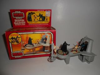 Star Wars 1982 Vintage Diecast Toltoys Micro Bespin Gantry Action Playset V2