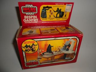 Star Wars 1982 Vintage Diecast Toltoys Micro Bespin Gantry Action Playset V2 8