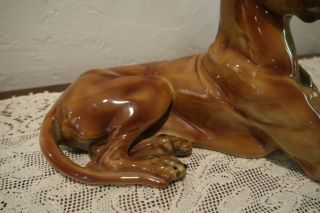 Vtg Gort Bone China GREAT DANE Dog Figurine - Made in England 2