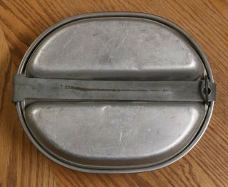 Vintage Militaria 1947 World War Ii Era Us Army Mess Kit With Spoon