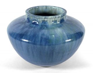 Vintage Roseville Tourmaline Art Pottery Vase 200 - 4 Crisp Example Sweet Glaze