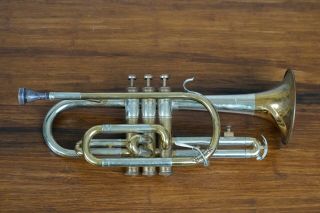 Olds " Special " Vintage Trumpet Model - Fe Olds & Sons Parts/ Repair/ Wall Decor