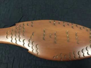 Tell City Furniture Maple Fish Carved Wooden Wall Hanging Decor Vintage MCM 5