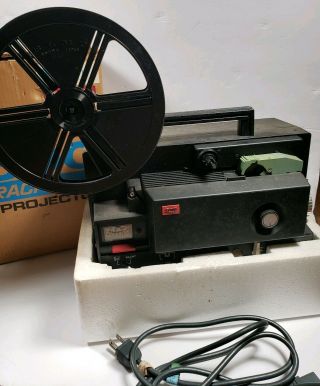 Vintage Elmo St - 600 2 - Track 8mm Sound Projector Box Not W Film