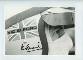 Vic Elford Cooper T86b British Grand Prix 1968 Signed Vintage Photograph