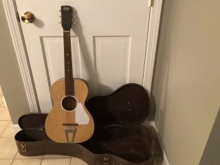 Vintage 1930’s Oahu Acoustic Guitar W Case Cleveland,  Ohio Very Rare