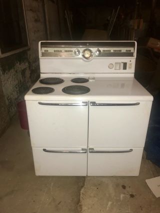 Vintage General Electric Stove 1951 Electric Double Oven