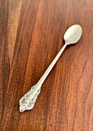 Wallace Sterling Silver Infant Feeding Spoon: Grande Baroque,  No Monogram