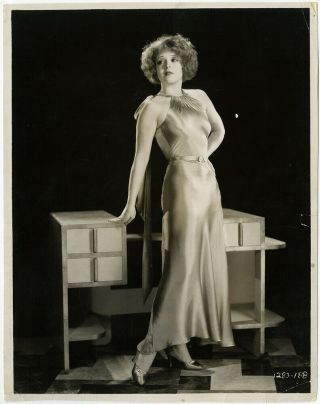 Iconic Hollywood " It " Girl Clara Bow Vintage 1930 Her Wedding Night Photograph