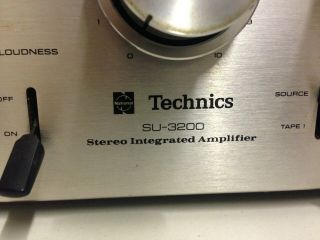 Vintage 1970 ' s Technics Stereo Integrated Amplifier Amp SU - 3200 w Instructions 2