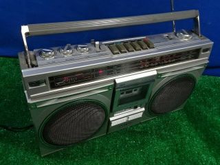 SANYO M9935K AM - FM - SW 4 band stereo radio cassette recorder Rare Vintage Boombox 5