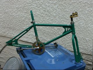Vintage Bmx Bike Frame - Takagi Cr - Mo 180x24 Pedal Bar - Tuf - Neck Pro Model Gyro