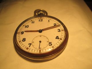 Vintage Pocket Watch Military Enicar