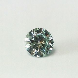 1.  00 Cts Rare 6mm Vg Round Vvs1 Certified Pale Blue Natural Diamond
