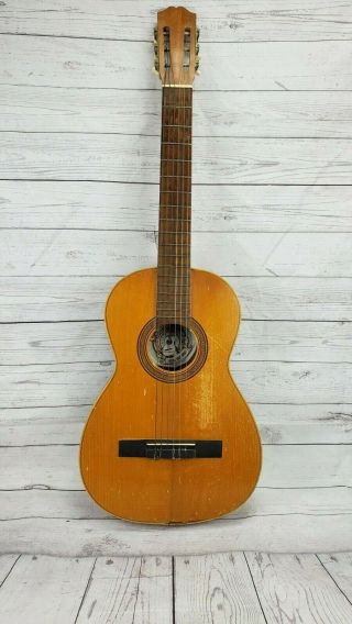 Rare Vintage Vicente Tatay Tomas Vitato Classical Acoustic Guitar 1960s