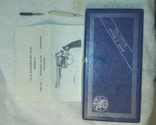 VINTAGE 1981 factory SMITH & WESSON MODEL 63 Blue BOX,  INSTRUCTIONS 3