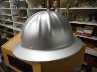 Vintage Mcdonald T Hat Standard,  Aluminun Hard Hat Mine Safety Appliance Co