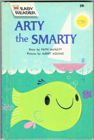 Vintage Children’s Wonder Books Easy Reader Arty The Smarty