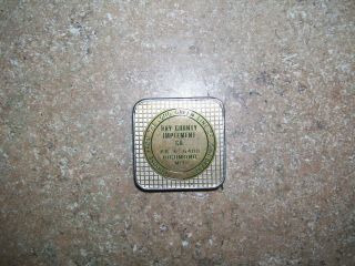 Vintage Advertising JOHN DEERE tape measure Ray County Implement Co.  Richmond Mo 2