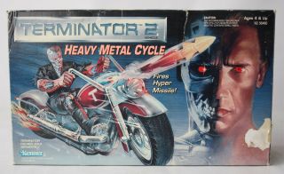 Vintage 1992 Terminator 2 Judgment Day Heavy Metal Cycle Arnold Kenner