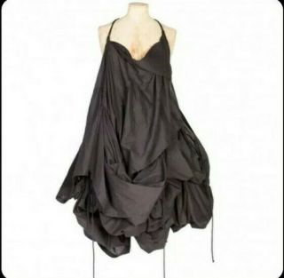 Iconic Rare All Saints Parachute Washed Black Short Dress Sz Uk 8 10 Us 4/6