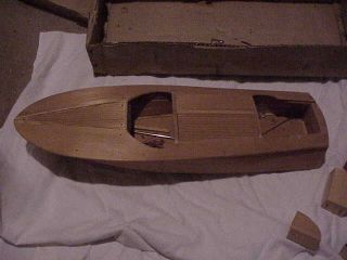 Vintage Wood Model Boat Kit