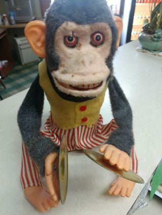 Vintage Toy Story 3 JOLLY CHIMP Musical Battery Operated Cymbal Monkey Figure 2