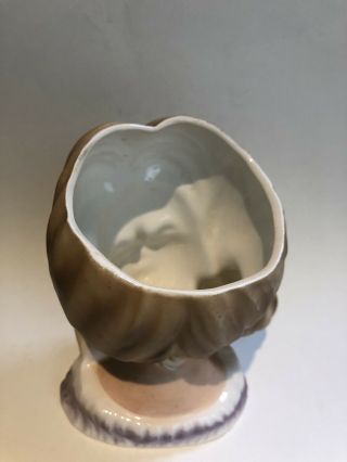 Vintage Blond LADY HEAD VASE HTF Enesco Headvase 3