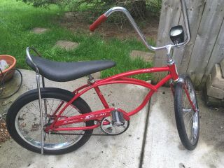Vintage Red Schwinn Stingray Bicycle