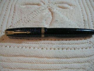 Vintage Parker Blue Diamond Vacumatic Fountain Pen Made In Usa